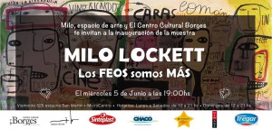 Milo Lockett en el Borges