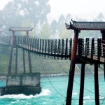 Anlan Suspension Bridge In Chengdu