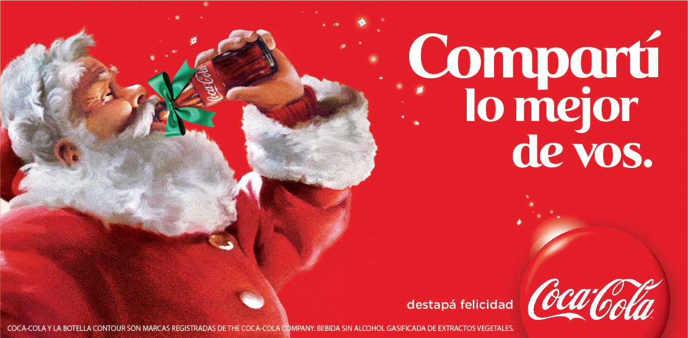 Compartí lo mejor de vos, la nueva campaña navideña de CocaCola